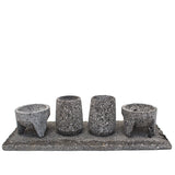 Tequila Tasters' Set, Basalt Stone