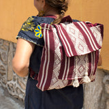 Backpack 15x15 Inches, Oaxacan Backstrap Weaving