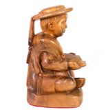 Reading Zinacanteca Child, Parota Wood