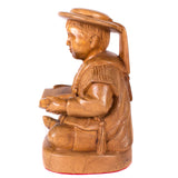 Reading Zinacanteca Child, Parota Wood