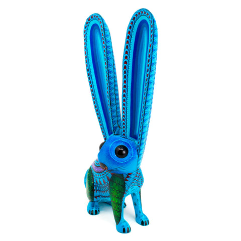 Long-Eared Small Rabbit Alebrije, Copal Wood