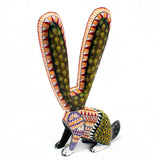 Long-Eared Small Rabbit Alebrije, Copal Wood