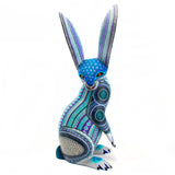 Round-Eared Standing Rabbit Alebrije, Copal Wood