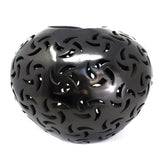 Medium Rehiletes Sphere, Black Clay