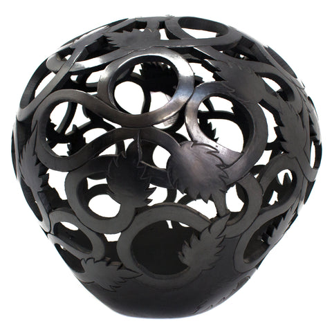 Thousand Leaves Sphere, Black Clay