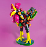 Standard Fruit-covered Rooster, Betus Clay