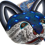 Large Sneaking Cat Alebrije, Copal Wood