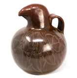 Parrot Pitcher, Burnished Clay