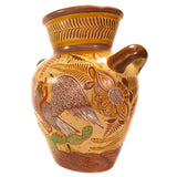 Eagle and Nahuales Vase, Canelo Clay