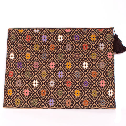 Diamonds Computer Case, Backstrap Loom