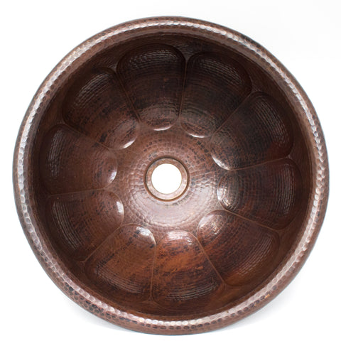 Round Pumpkin Sink, Copper