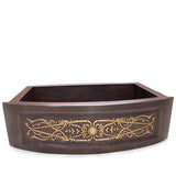 Patterned Kitchen Sink, Copper