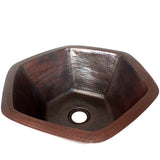 Hexagonal Sink, Copper