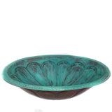 Turquoise Pumpkin Sink, Copper