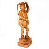 Large Zinacanteca Man with Pouch, Parota Wood