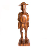 Zinacanteca Man with Pouch and Sack, Wood