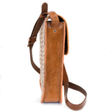 Men’s Leather “Bandolera”, Pedal Loom & Leather