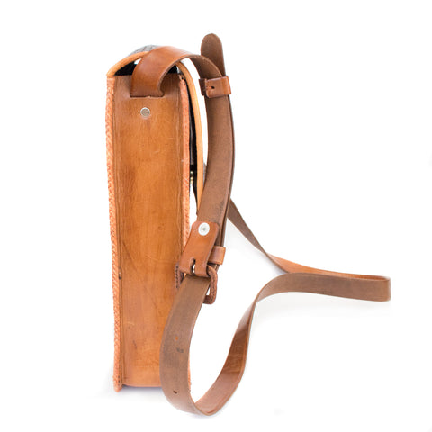 Men’s Leather “Bandolera”, Pedal Loom & Leather