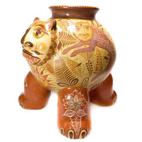 Nahual Vase, Canelo Clay