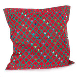 Chiapas Iconography Cushion Sleeve, Backstrap Weaving