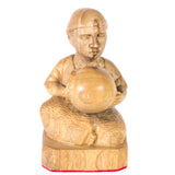 Artisan Woman with Small Vase, Parota Wood