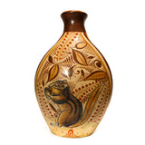 Squirrel Vase, Canelo Clay