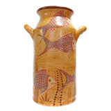 Fishes Vase, Canelo Clay