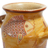 Fishes Vase, Canelo Clay
