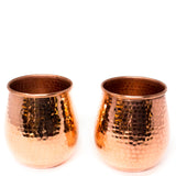 Drop Shaped Set of 2 Cups, Copper