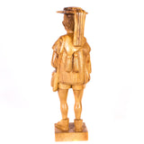 Zinacanteca Man with Pouch, Parota Wood