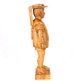 Zinacanteca Man with Pouch, Parota Wood