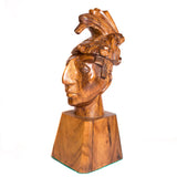 Pakal Head, Parota Wood