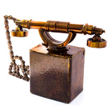 Vintage Telephone, Recycled Metal